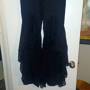 Valentino pants and top size Small black.